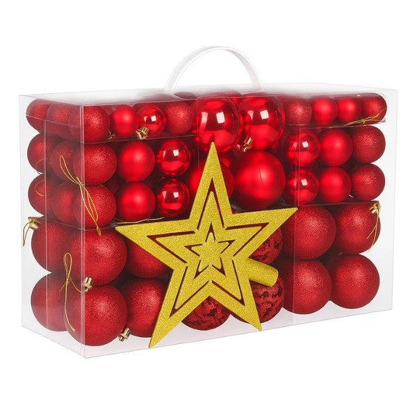 Bolas-de-Natal-Vermelhas-com-Estrela-Lumi-Homi-101-Unidades-05