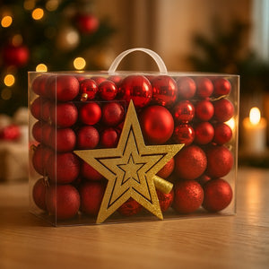 Bolas-de-Natal-Vermelhas-com-Estrela-Lumi-Homi-101-Unidades-08