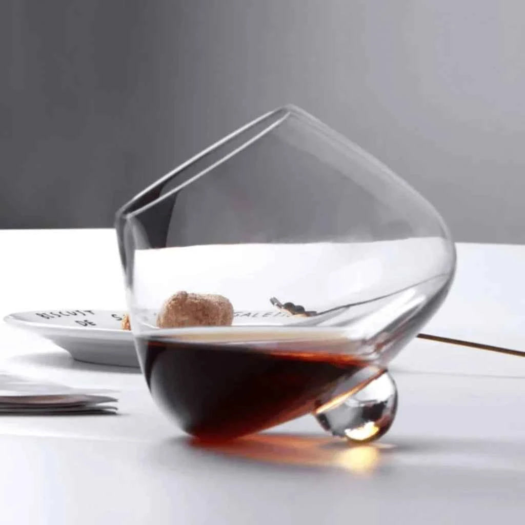 Copo de Whisky Cristal Base Rotativa Lumi Homi - 1 Unidade