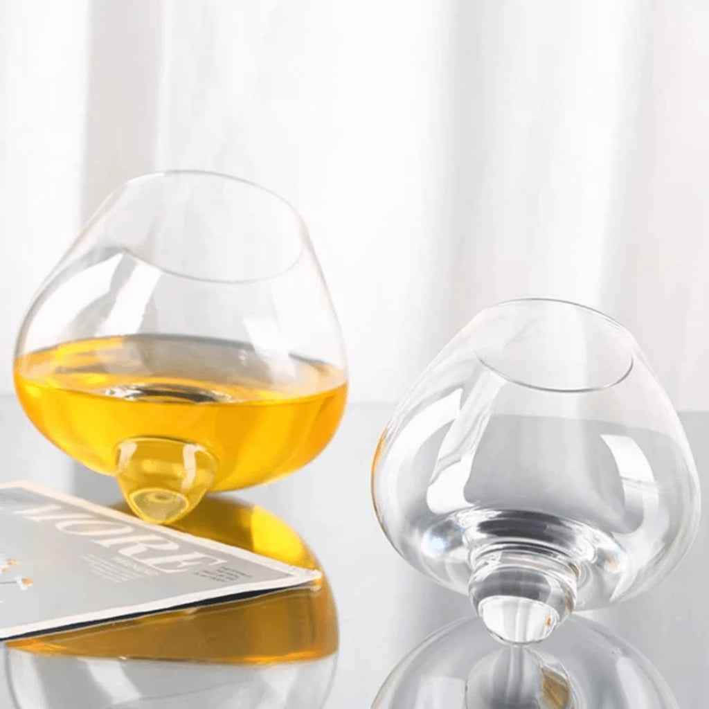 Copo de Whisky Cristal Base Rotativa Lumi Homi - 1 Unidade
