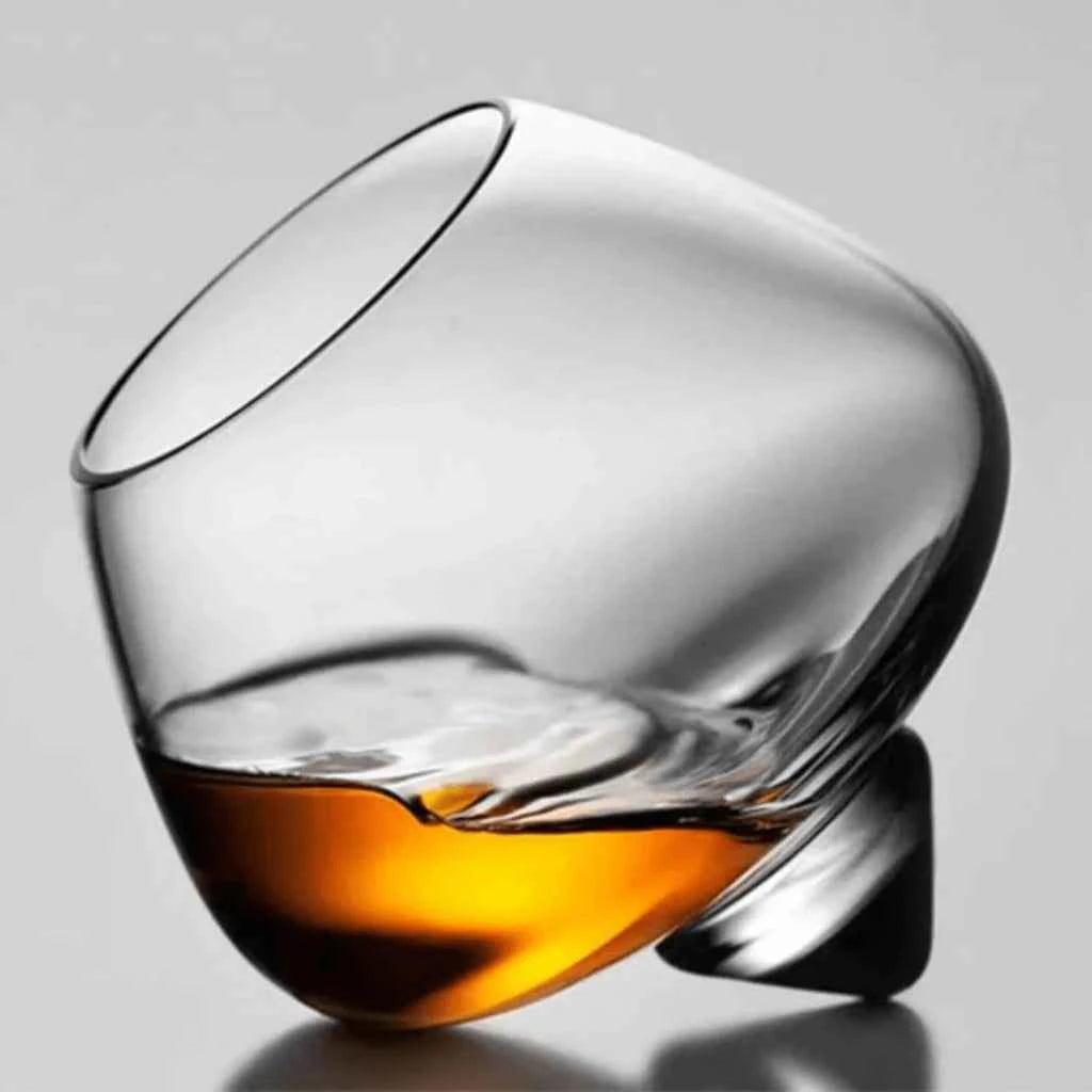 Copo de Whisky Cristal Base Rotativa Lumi Homi - 1 Unidade