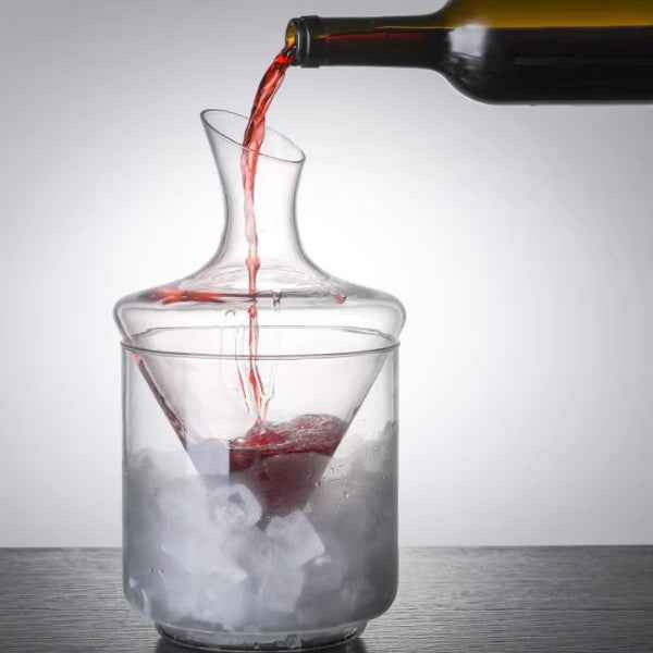 Decanter para Vinhos com Balde de Gelo Lumi Homi