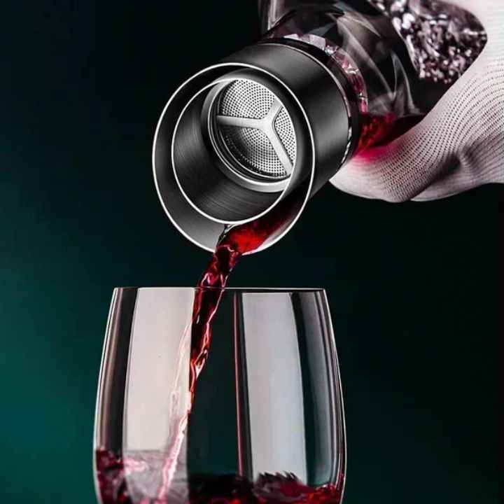 Decanter de Vinho Iceberg com Aerador Lumi Homi