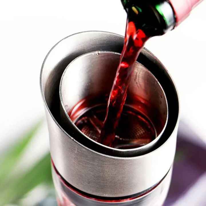 Decanter de Vinho Iceberg com Aerador Lumi Homi