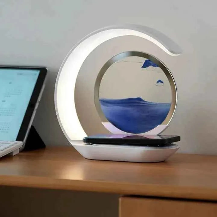 Luminária de Mesa + Carregador por Indução Areado Lumi Homi