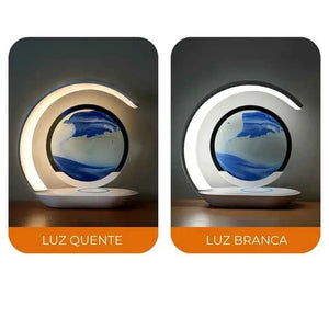 Luminária de Mesa + Carregador por Indução Areado Lumi Homi