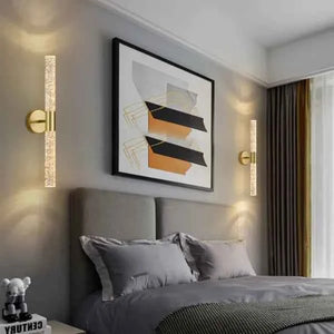 Luminária de Parede Arandela Dourada Nordica Lumi Homi