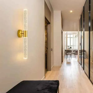 Luminária de Parede Arandela Dourada Nordica Lumi Homi