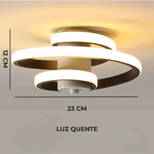 Luminária de Teto LED Sobrepor Spira Lumi Homi