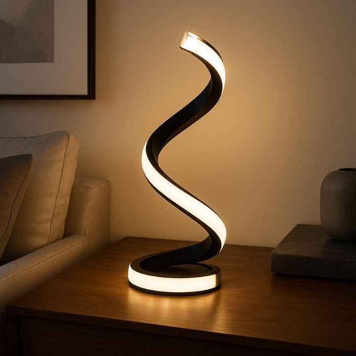 Luminária de Mesa em Led Ondular sem Base Lumi Homi