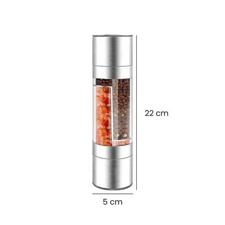 Moedor de Pimenta 2 em 1 Inox Lumi Homi