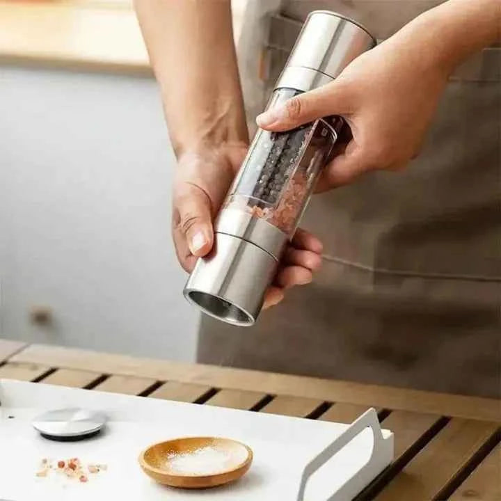 Moedor de Pimenta 2 em 1 Inox Lumi Homi