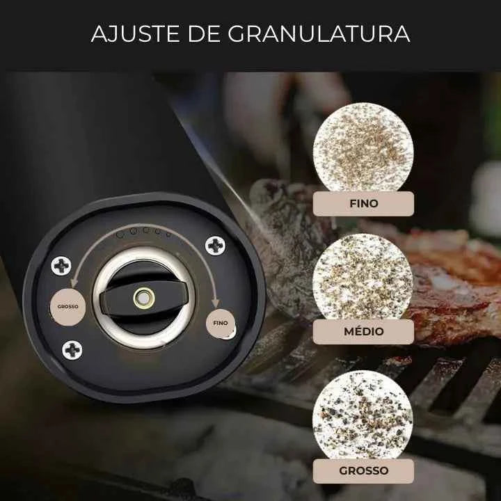 Moedor de Pimenta Elétrico Nero Lumi Homi