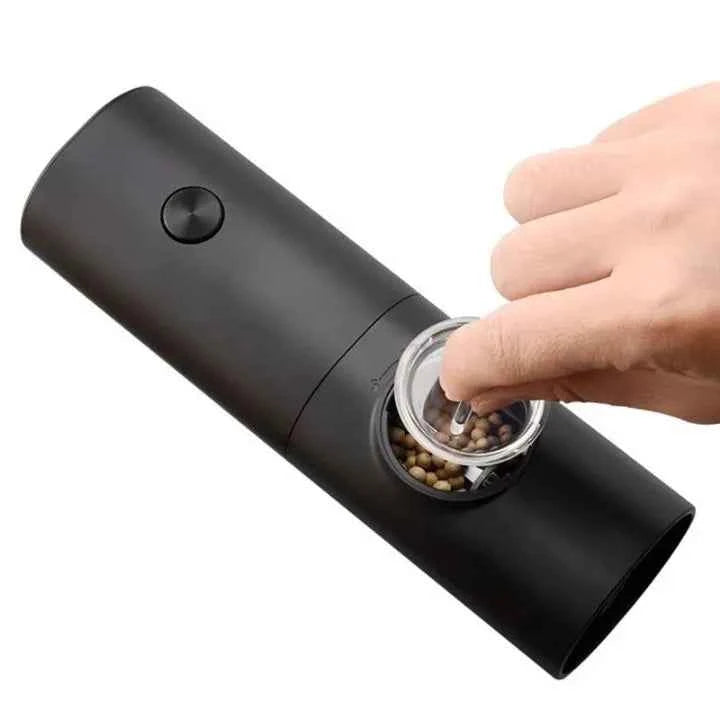 Moedor de Pimenta Nero Elétrico Lumi Homi - 2 Unidades + Suporte
