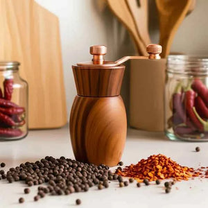 Moedor de Pimenta Manual Grande Wood Lumi Homi