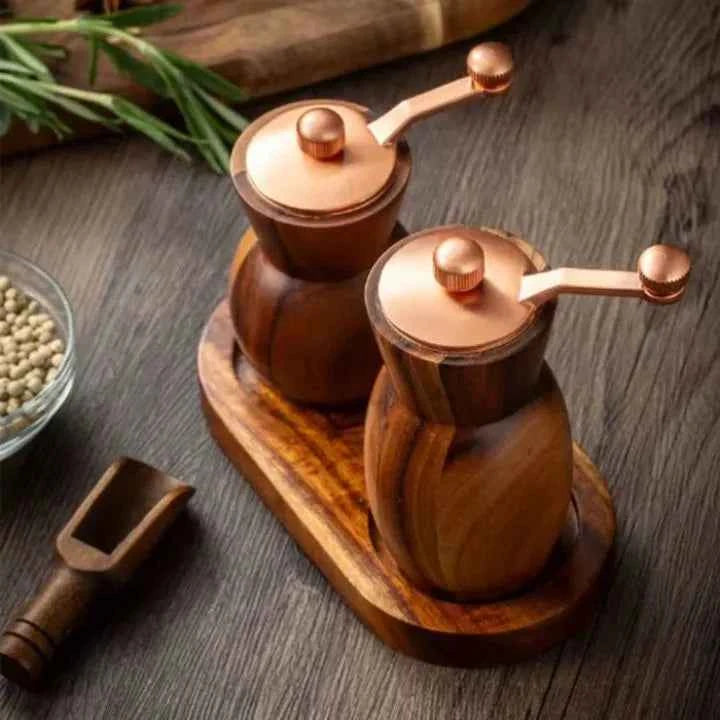 Moedor de Pimenta Manual Pequeno Wood Lumi Homi