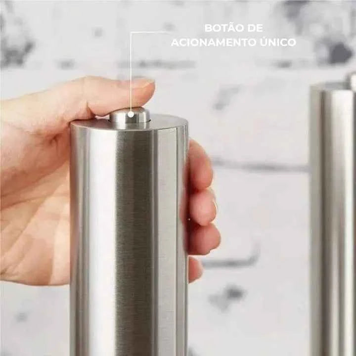 Moedor de Sal Elétrico Inox Lumi Homi