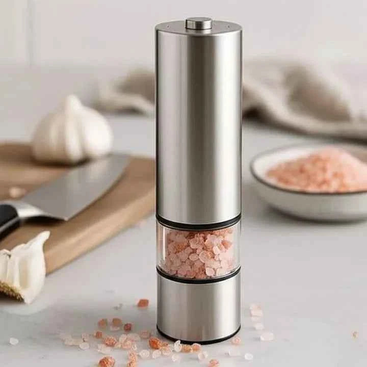 Moedor de Sal Elétrico Inox Lumi Homi