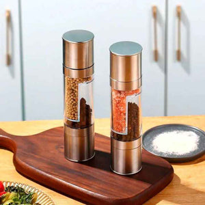 Moedor de Temperos 2 em 1 Inox Lumi Homi