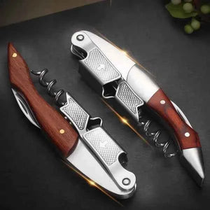 Saca Rolhas de Vinho Wood Lumi Homi