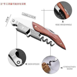 Saca Rolhas de Vinho Wood Lumi Homi