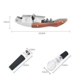 Saca Rolhas de Vinho Wood Lumi Homi