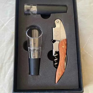 Saca Rolhas de Vinho Wood Lumi Homi