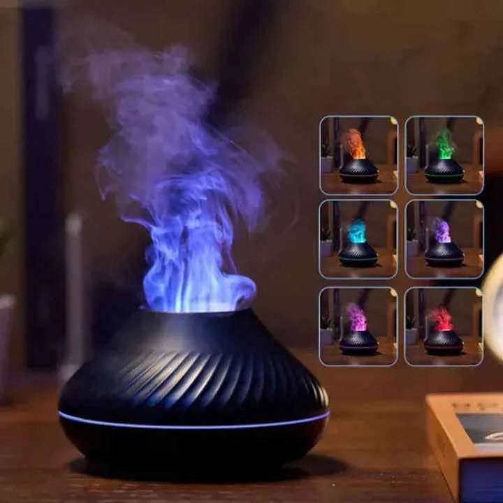 Umidificador de Ar e Difusor de Ambiente Vulcão Lumi Homi