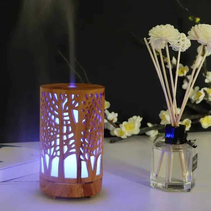 Umidificador de Ar e Difusor de Ambiente Ligno Lumi Homi