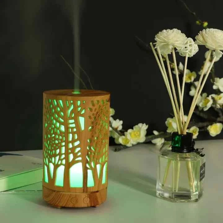 Umidificador de Ar e Difusor de Ambiente Ligno Lumi Homi