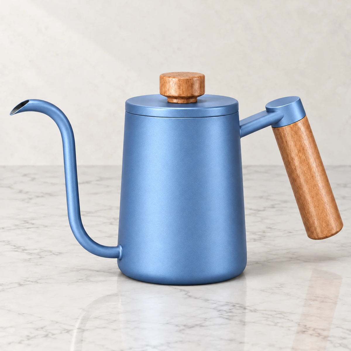 Chaleira Bico de Ganso Inox Azul Zurich Lumi Homi 600 mL