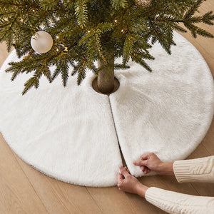 Como colocar saia para árvore de Natal branca ao redor da base