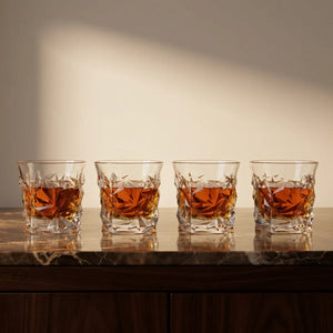 Kit com 4 copos de whisky Diamond Lumi Homi