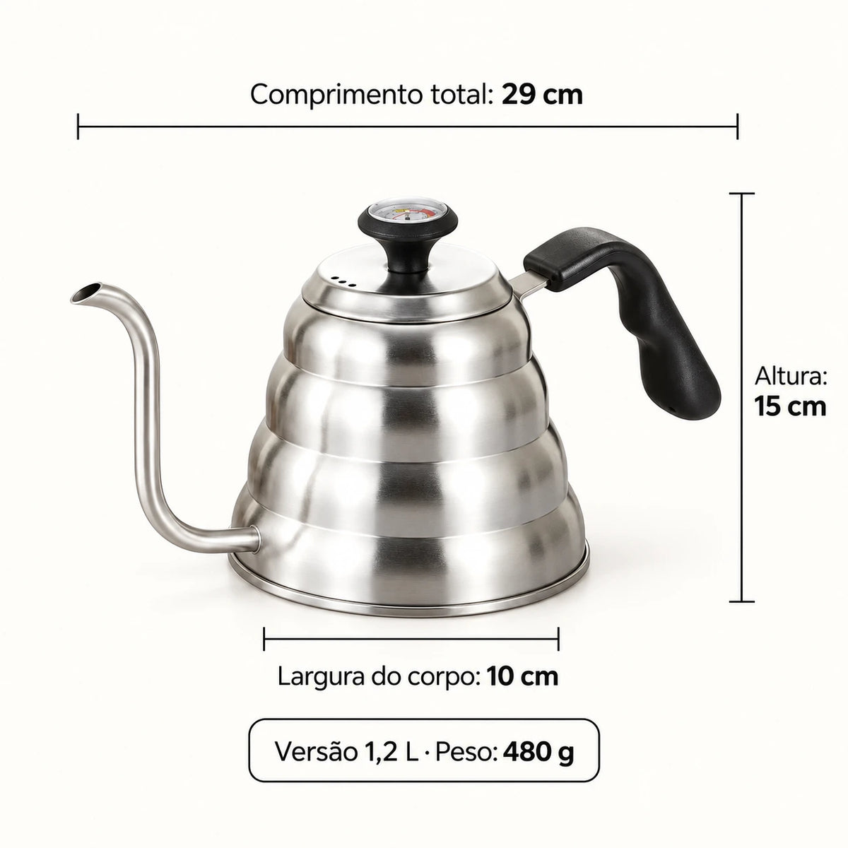 Lugano 1,2 L: 29 × 10 × 15 cm | 480 g