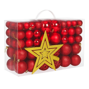 Bolas-de-Natal-Vermelhas-com-Estrela-Lumi-Homi-101-Unidades-05