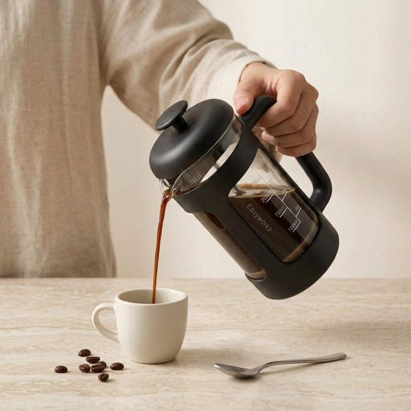 Cafeteira Prensa Francesa com Vidro Nice