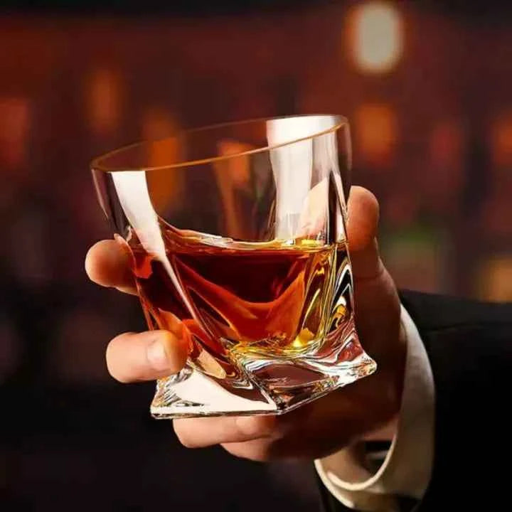 Copo de Whisky Cristal Twist Lumi Homi - 1 Unidade