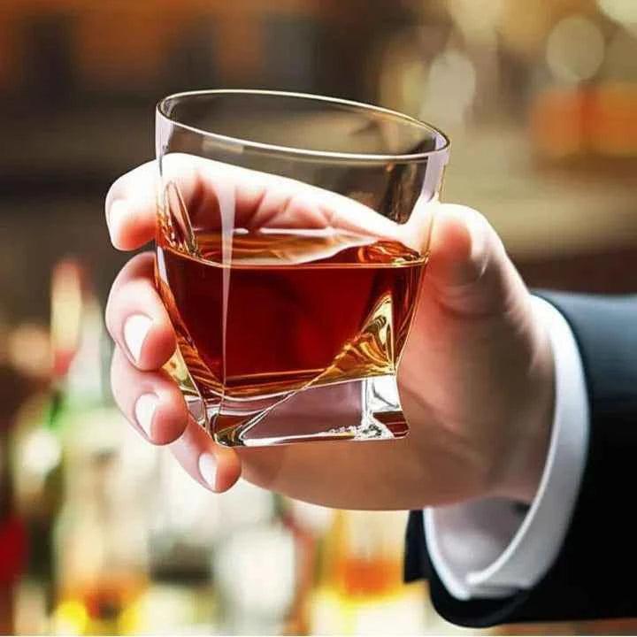Copo de Whisky Cristal Twist Lumi Homi - 1 Unidade