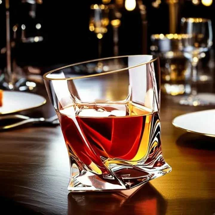Copo de Whisky Cristal Twist Lumi Homi - 1 Unidade