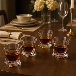 Copo de Whisky Cristal Twist Lumi Homi - 4 Unidades