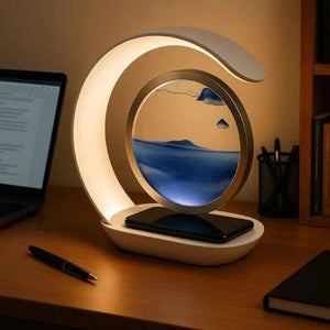 Luminária de Mesa + Carregador por Indução Areado Lumi Homi