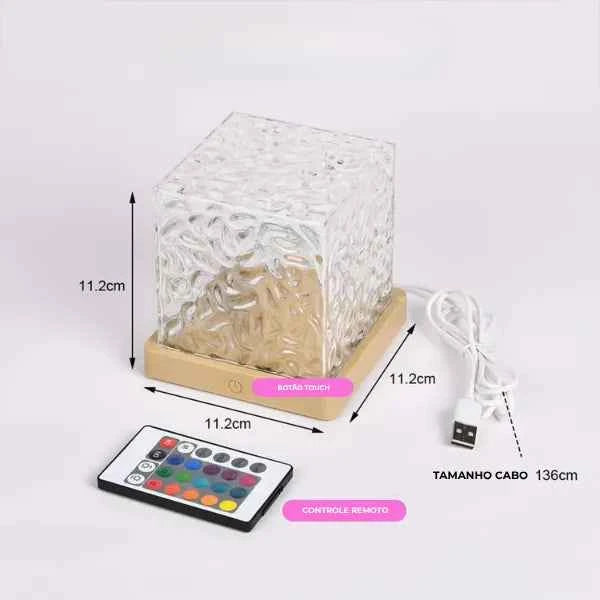 Luminária de Mesa para Quarto Aurora Lumi Homi