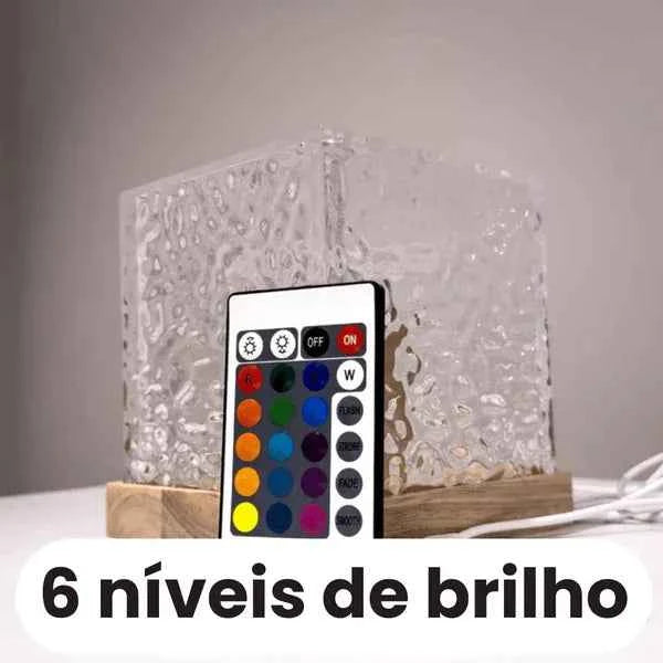 Luminária de Mesa para Quarto Aurora Lumi Homi