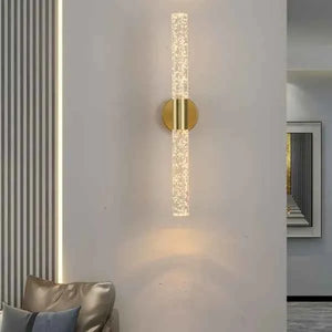 Luminária de Parede Arandela Dourada Nordica Lumi Homi