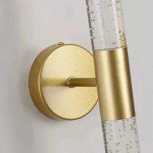 Luminária de Parede Arandela Dourada Nordica Lumi Homi