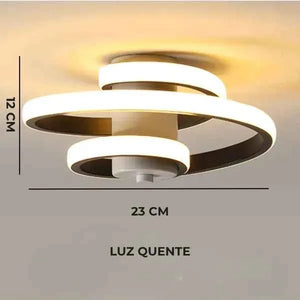 Luminária de Teto LED Sobrepor Spira Lumi Homi