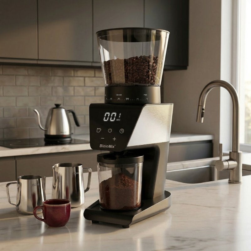 Moedor de Café Elétrico com 30 Ajustes BioloMix