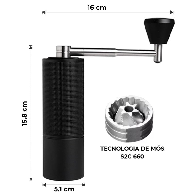 Moedor Timemore C3S Pro: Manivela Dobrável | Lumi Homi