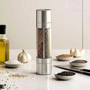 Moedor de Pimenta 2 em 1 Inox Lumi Homi