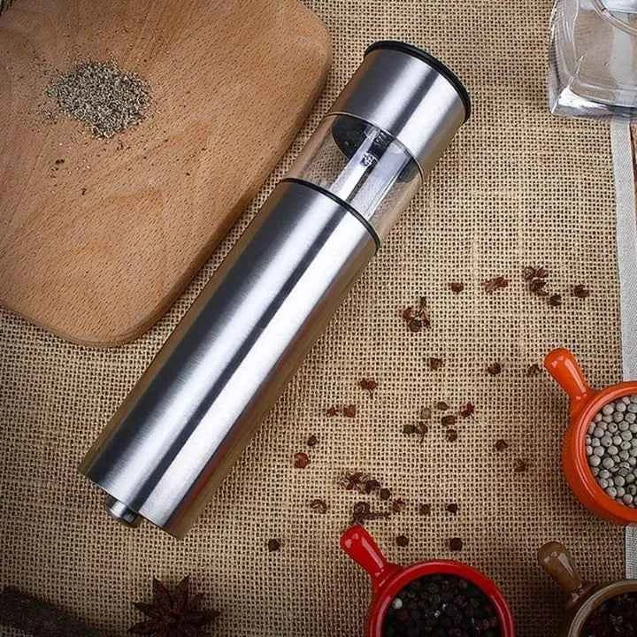 Moedor de Pimenta Elétrico Inox Lumi Homi